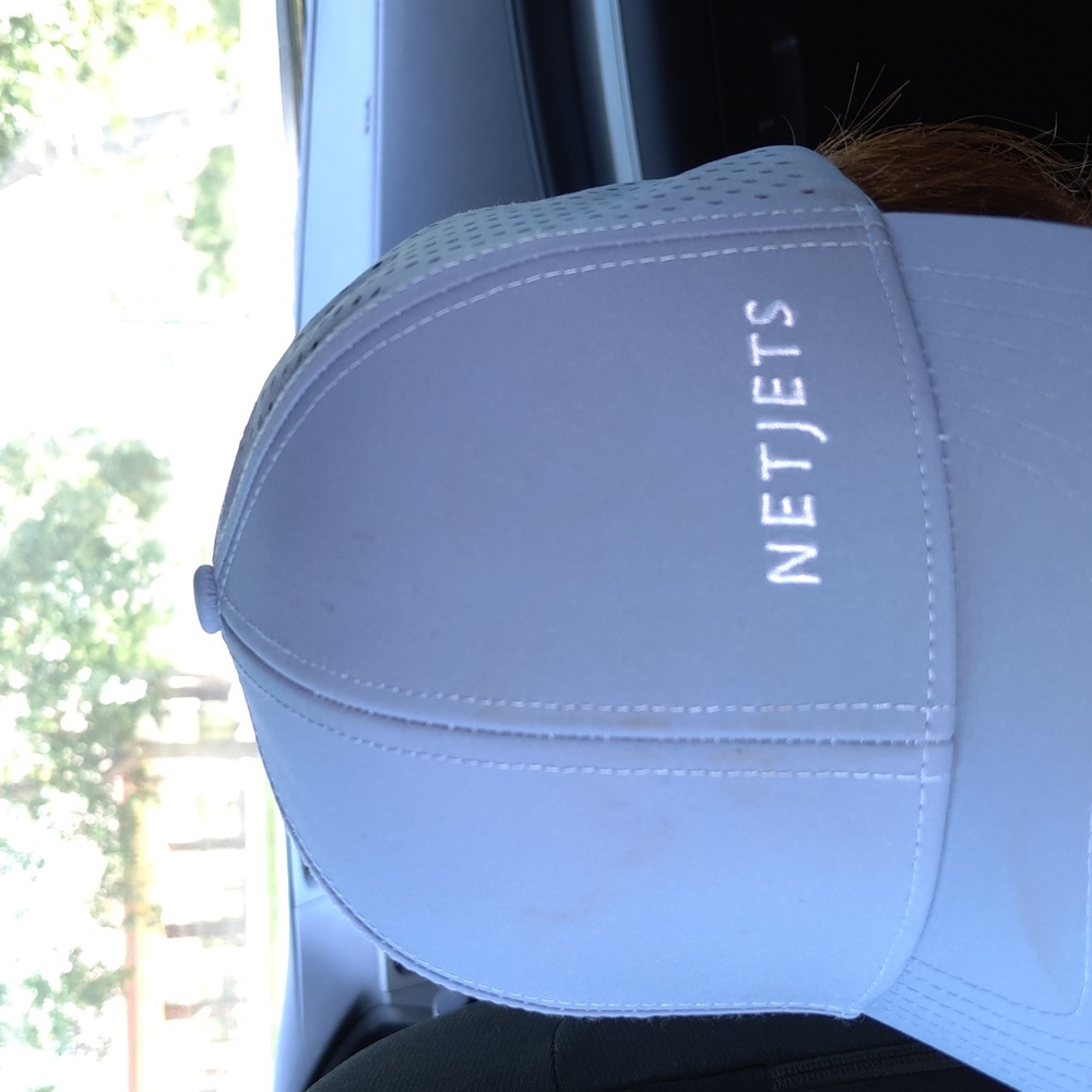 NETJETS Embroidered Vented Snapback Hat Cap - Picture 2 of 7